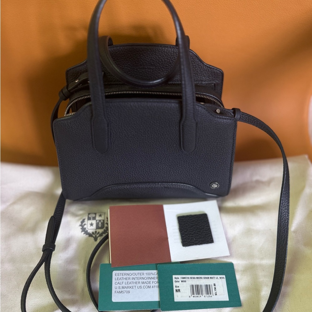 Loro Piana Micro Sesia Bag in Navy